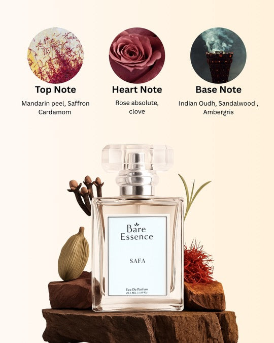 Safa Perfume 50ML - Pure Oudh & White Floral Notes